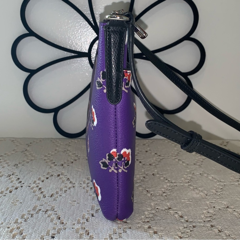 Coach Bramble Rose Crossbody Bag and Black Pouch - Picture 7 of 16